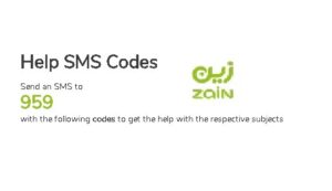zain sms settings