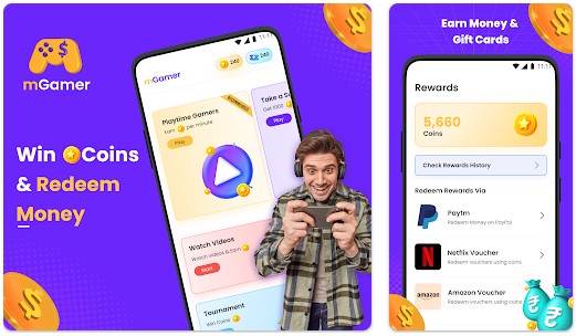 mGamer, Paytm earning game mGamer-app-Play-games-and-earn-Paytm-cash